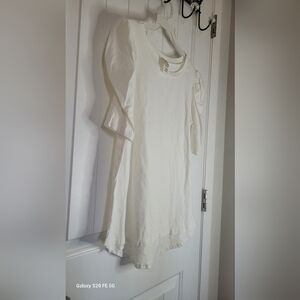 White Puff Sleeve Top